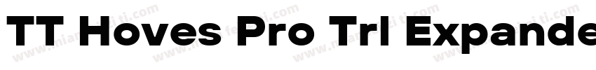 TT Hoves Pro Trl Expanded Bold字体转换